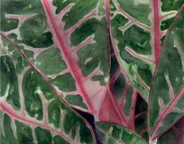 Painting titled "Foilage" by Marsha Elliott, Original Artwork