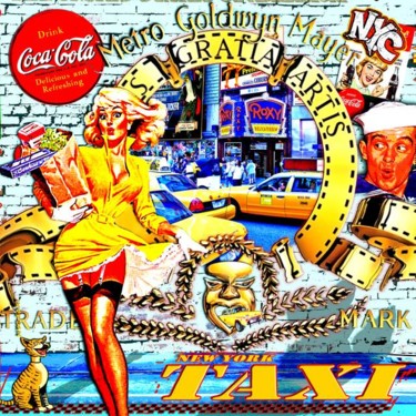 Peinture intitulée "Gratia Artis" par Alan Berg, Œuvre d'art originale