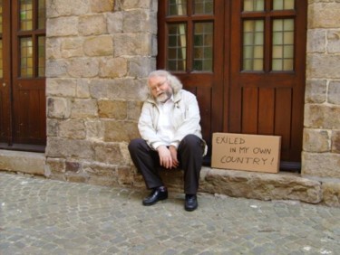Sculpture titled "Exiled in my own co…" by Jan Theuninck, Original Artwork