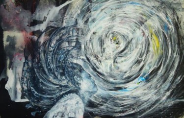 Painting titled "Leap in Time" by Dmitri Matkovsky, Original Artwork, Oil