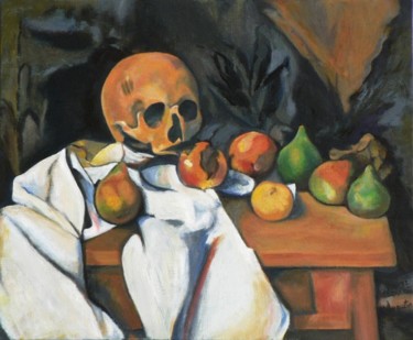 Pintura intitulada "Vanité d'après Paul…" por James Augustin, Obras de arte originais, Outro