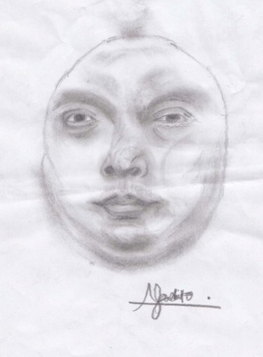 Drawing titled "karya tanpa bats" by Alfadito Dito, Original Artwork, Other