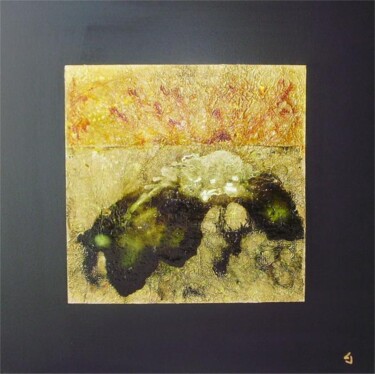 Peinture intitulée "Kilimandjaro" par Claude Goasguen, Œuvre d'art originale, Bombe aérosol