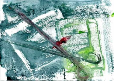 Peinture intitulée "ciseaux 8" par Marie-Noelle Bauchot, Œuvre d'art originale