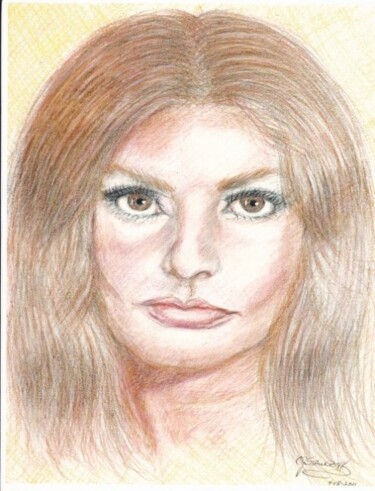 "A Beautiful Italian…" başlıklı Resim Carole Stawczyk tarafından, Orijinal sanat, Diğer