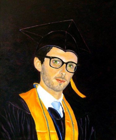 Peinture intitulée "The graduate" par Mog, Œuvre d'art originale