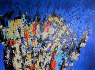 Painting titled "As Frigid as the Ro…" by Sio Montera, Original Artwork, Oil