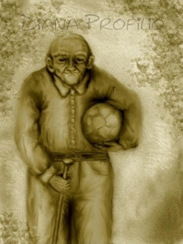 Dibujo titulada "Travesura" por Diana Profilio, Obra de arte original, Otro