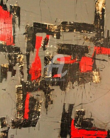 Painting titled "Fight Me Fair" by Sio Montera, Original Artwork, Oil