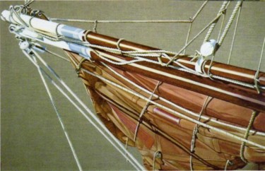 Peinture intitulée "Brique" par M'Do, Œuvre d'art originale, Acrylique