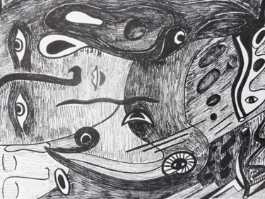Painting titled "Dream A" by Georg Kiehn, Original Artwork