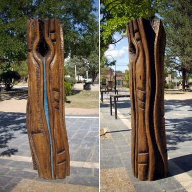 Escultura titulada ""Agua-Y"." por Mario Morasan, Obra de arte original
