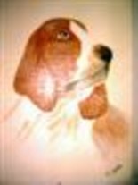 Peinture intitulée "pataud" par Marie Laure Tchong, Œuvre d'art originale