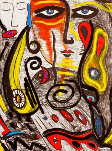 Painting titled "The Mistery" by Georg Kiehn, Original Artwork