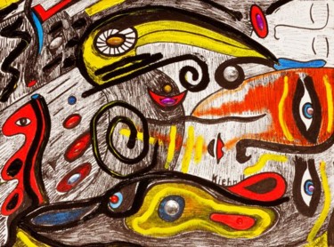 Painting titled "The Mistery" by Georg Kiehn, Original Artwork
