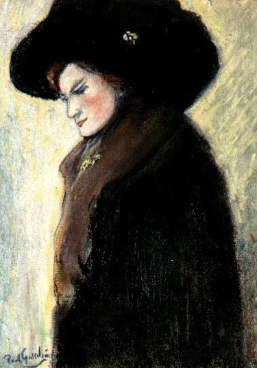 Schilderij getiteld "Joan Severance - Im…" door Paul Gosselin, Origineel Kunstwerk