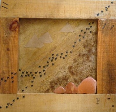 Peinture intitulée "Caravane" par D A N ' I M A G ' I N, Œuvre d'art originale