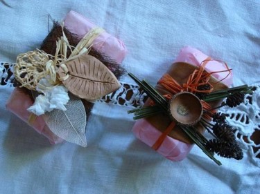 Artisanat intitulée "Savon décoré" par D A N ' I M A G ' I N, Œuvre d'art originale