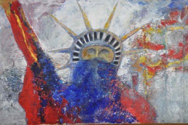 Peinture intitulée "Anniversaire 11 sep…" par Rosedingue, Œuvre d'art originale
