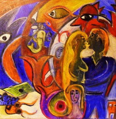 Painting titled "The Enchantment" by Georg Kiehn, Original Artwork