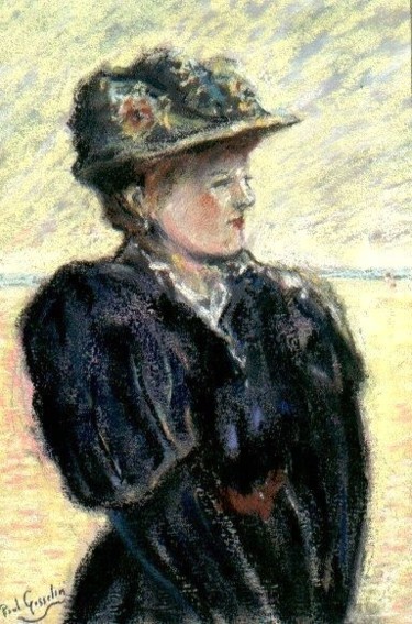 Schilderij getiteld "De Rendez-vous - Im…" door Paul Gosselin, Origineel Kunstwerk