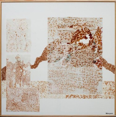 Peinture intitulée "Mémoire oubliée n°16" par Anne-Marie Mary, Œuvre d'art originale, Acrylique