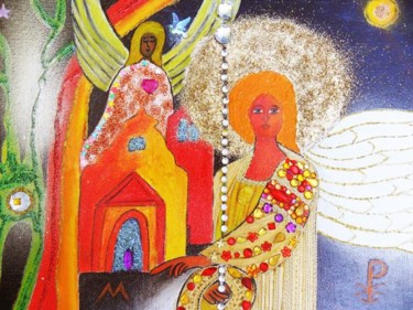 Painting titled "Michael" by Georg Kiehn, Original Artwork