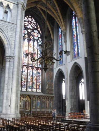 Photographie intitulée "cathédrale de Liège…" par Benoît Laval, Œuvre d'art originale