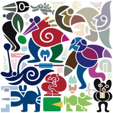 Sammelbecken | Collecting Basin | bassin collecteur 数字艺术 标题为“Sammelbecken | Coll…” 由Bernd Wachtmeister, 原创艺术品, 2D数字工作