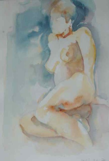 Peinture intitulée "croquis1.jpg" par Marie-Noelle Bauchot, Œuvre d'art originale