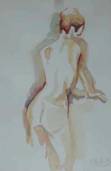 Peinture intitulée "croquis2.jpg" par Marie-Noelle Bauchot, Œuvre d'art originale