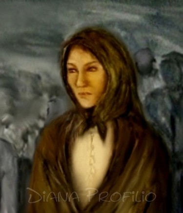 Pintura titulada "Una historia de Inm…" por Diana Profilio, Obra de arte original, Oleo