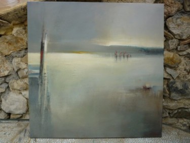 Peinture intitulée "Le chenal" par Françoise Bellière, Œuvre d'art originale