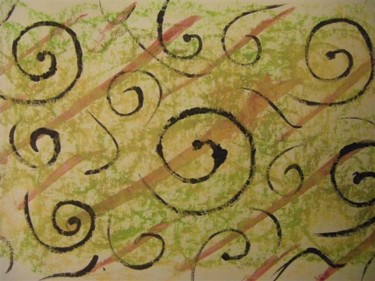 Peinture intitulée "Motifs" par Valbrun, Œuvre d'art originale, Huile