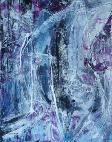 Ice Buddha nearby Painting titled "Ice Buddha nearby" by Dmitri Matkovsky, Original Artwork, Oil
