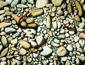 Peinture intitulée "trois directions" par Francois Mauplot, Œuvre d'art originale
