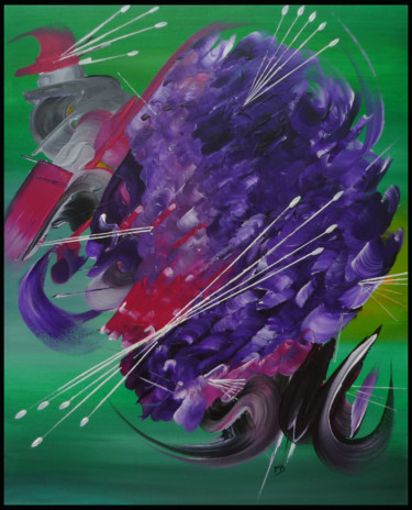 Peinture abstraite TOURBILLON Painting titled "Peinture abstraite…" by Martine Belfodil, Original Artwork, Acrylic