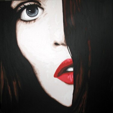 Peinture intitulée "Jackie" par Lady Caviar, Œuvre d'art originale