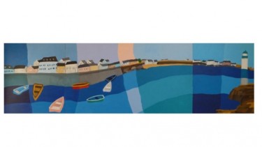 Malerei mit dem Titel "Vent Breton" von Paula Valdivia, Original-Kunstwerk, Öl