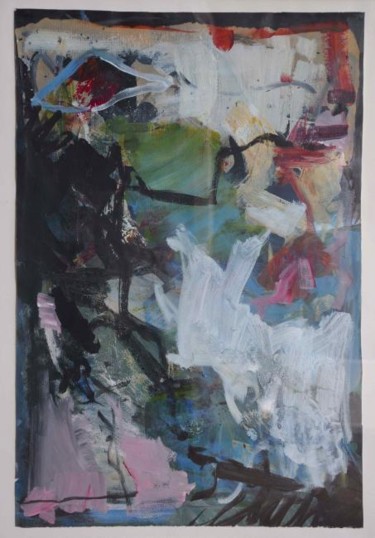 Peinture intitulée "FLEURS DU MAL" par Catherine Martel, Œuvre d'art originale