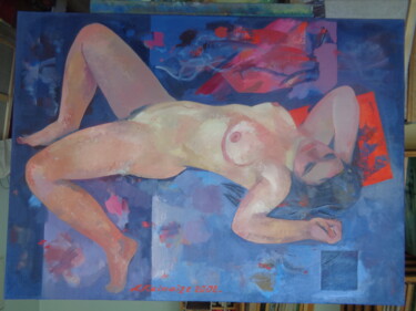 Painting titled "Wild Dreams" by Laine Kainaize, Original Artwork, Oil