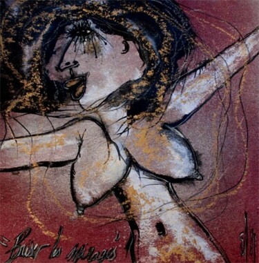 Dessin intitulée "Briser les mirages" par Emilie Teillaud, Œuvre d'art originale