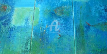 Peinture intitulée "Fish" par Marie Malherbe, Œuvre d'art originale