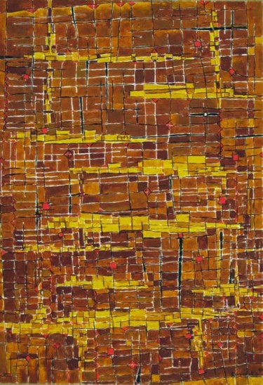 Painting titled "Dies Irae" by Jose Carlos Sarmento, Original Artwork
