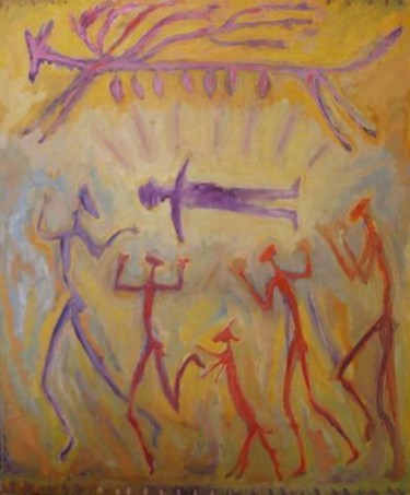 Painting titled "The Child" by Ahmed Al Safi, Original Artwork, Oil