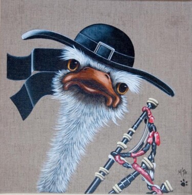 Peinture intitulée "A lez Breizh 2" par Pascale Pfeiffer, Œuvre d'art originale