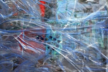 Transparence Abyssale Peinture intitulée "Transparence Abyssa…" par Cel Ine, Œuvre d'art originale, Huile