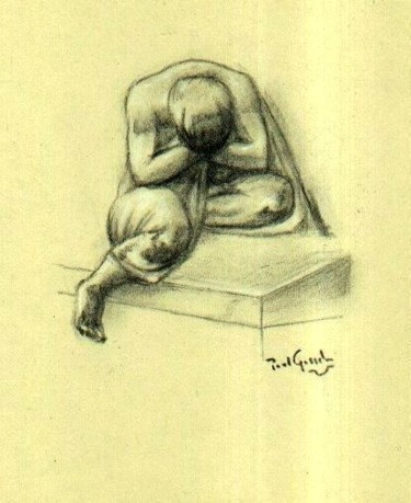 Tekening getiteld "Yvonne Serruys" door Paul Gosselin, Origineel Kunstwerk, Anders
