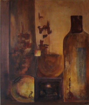 Peinture intitulée "Conversation intime" par Marie-Sylvie Riviere, Œuvre d'art originale