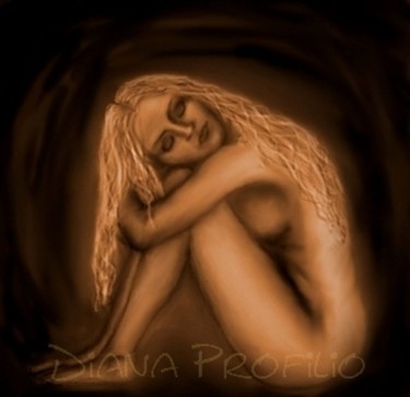 Introspección Dibujo titulada "Introspección" por Diana Profilio, Obra de arte original, Otro